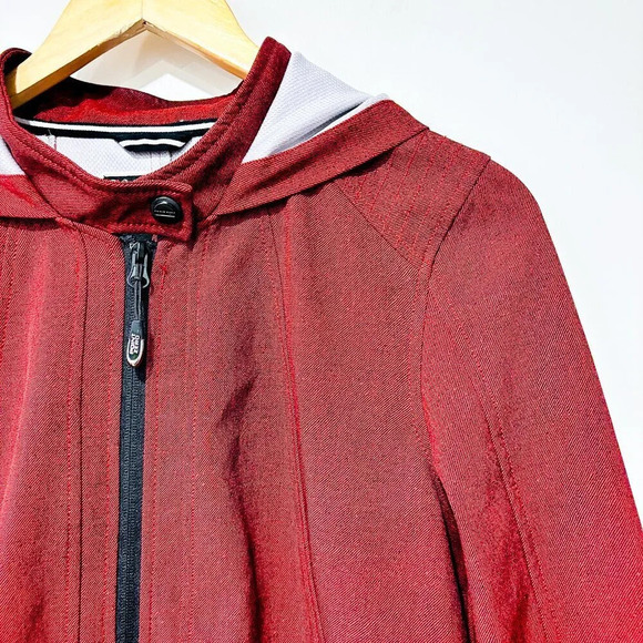 POINT ZERO Red waterproof coat - Picture 6 of 11